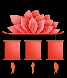 新年海报背景元素PNG素材