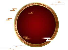 新年圆形海报背景元素PNG素材