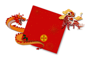 新年海报背景元素PNG素材