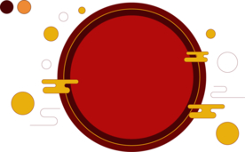 新年海报背景元素PNG素材