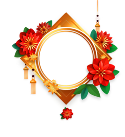 新年海报背景元素PNG素材