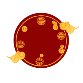 新年海报背景元素PNG素材