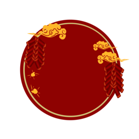 新年海报背景元素PNG素材