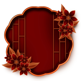 新年海报背景元素PNG素材