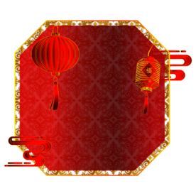 新年海报背景元素PNG素材