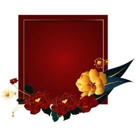 新年海报背景元素PNG素材