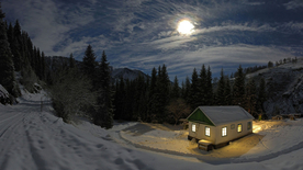 风景雪景