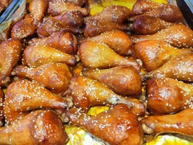 奥尔良鸡腿熟食炸鸡