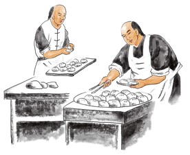 做包子