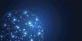 全球网络科技点线连接EPS矢量