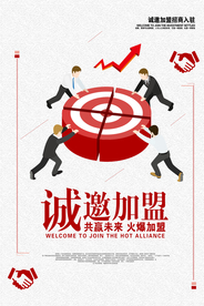 诚邀加盟活动宣传海报素材