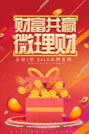 投资理财促销活动宣传海报素材