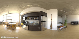 室内阳光hdr贴图阁楼房间