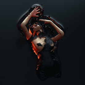 C4D 模型 女性机器人物模型