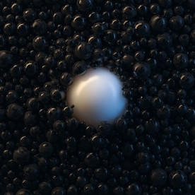 C4D 模型 泡泡水宝宝珍珠