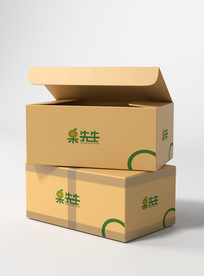 生鲜水果纸箱样机