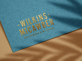 高端烫金镀金效果logo样机