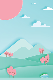 卡通风景