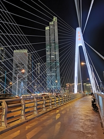 武汉月湖桥夜景