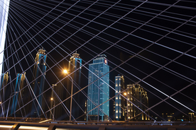 武汉月湖桥夜景