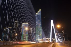 武汉月湖桥夜景