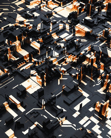 C4D 模型 机械电路板电子