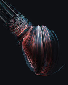 C4D 模型 抽象的线条