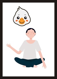 手绘卡通插画