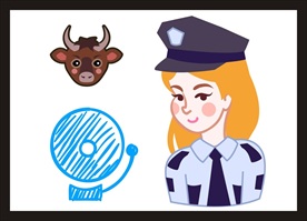 手绘卡通插画