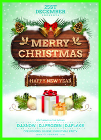 圣诞节海报