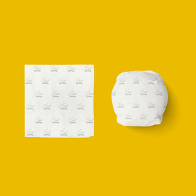 西式快餐汉堡纸巾VI样机