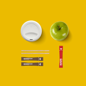 西式快餐汉堡面包VI样机