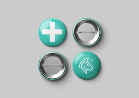 医院医疗胸章胸针套装VI样机