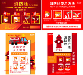 消防安全栓使用方法图