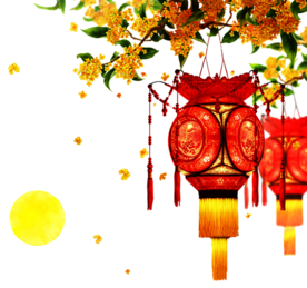 梅花灯笼 梅花元素 灯笼元素