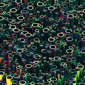 C4D 模型钢管机械背景