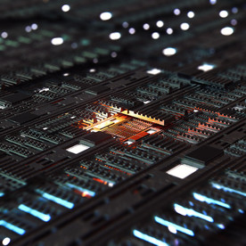 C4D 模型 机械电路板电子