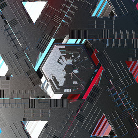 C4D 模型 机械电路板电子