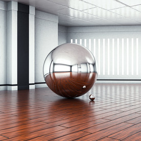 C4D 模型室内机构场景
