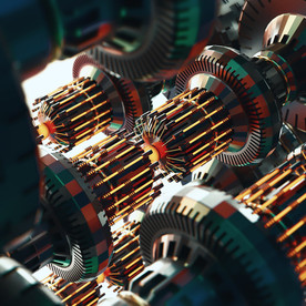 C4D 模型 机械设备零件齿轮