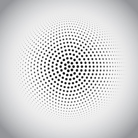 彩色半调 波点背景