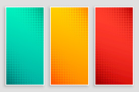 彩色半调 波点背景