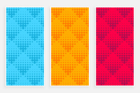 彩色半调 波点背景