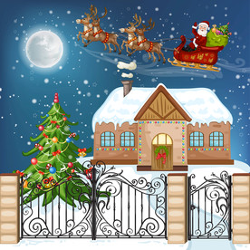 圣诞节矢量插画