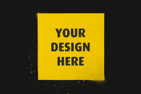 海报单张样机  海报样机设计