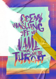 海报单张样机  海报样机设计