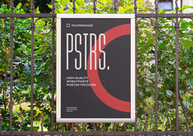 海报单张样机  海报样机设计