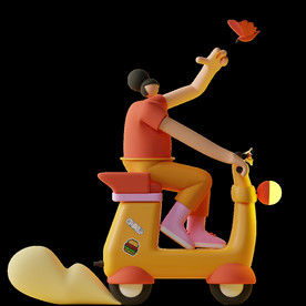 潮流卡通人物 C4D卡通设计