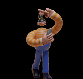 潮流卡通人物 C4D卡通设计