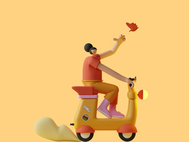 潮流卡通人物 C4D卡通设计